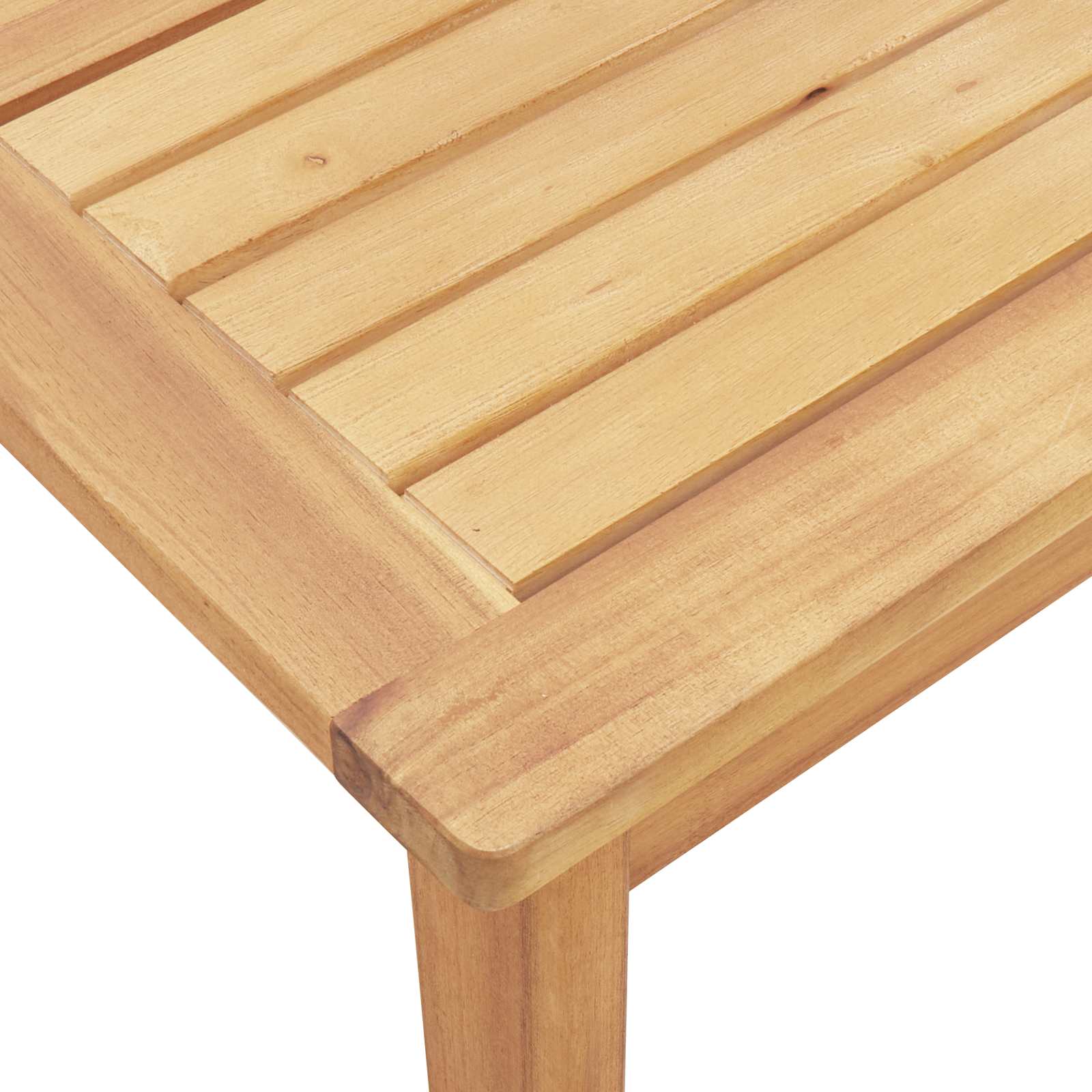 vidaXL Sofa Set mit Kissen Blatt 3 pcs Blattmuster Massivholz Akazie