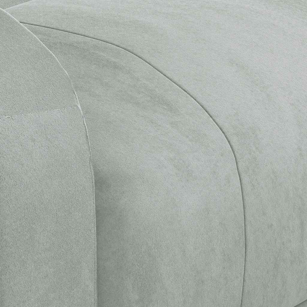 vidaXL Massagesessel Hellgrau Samt