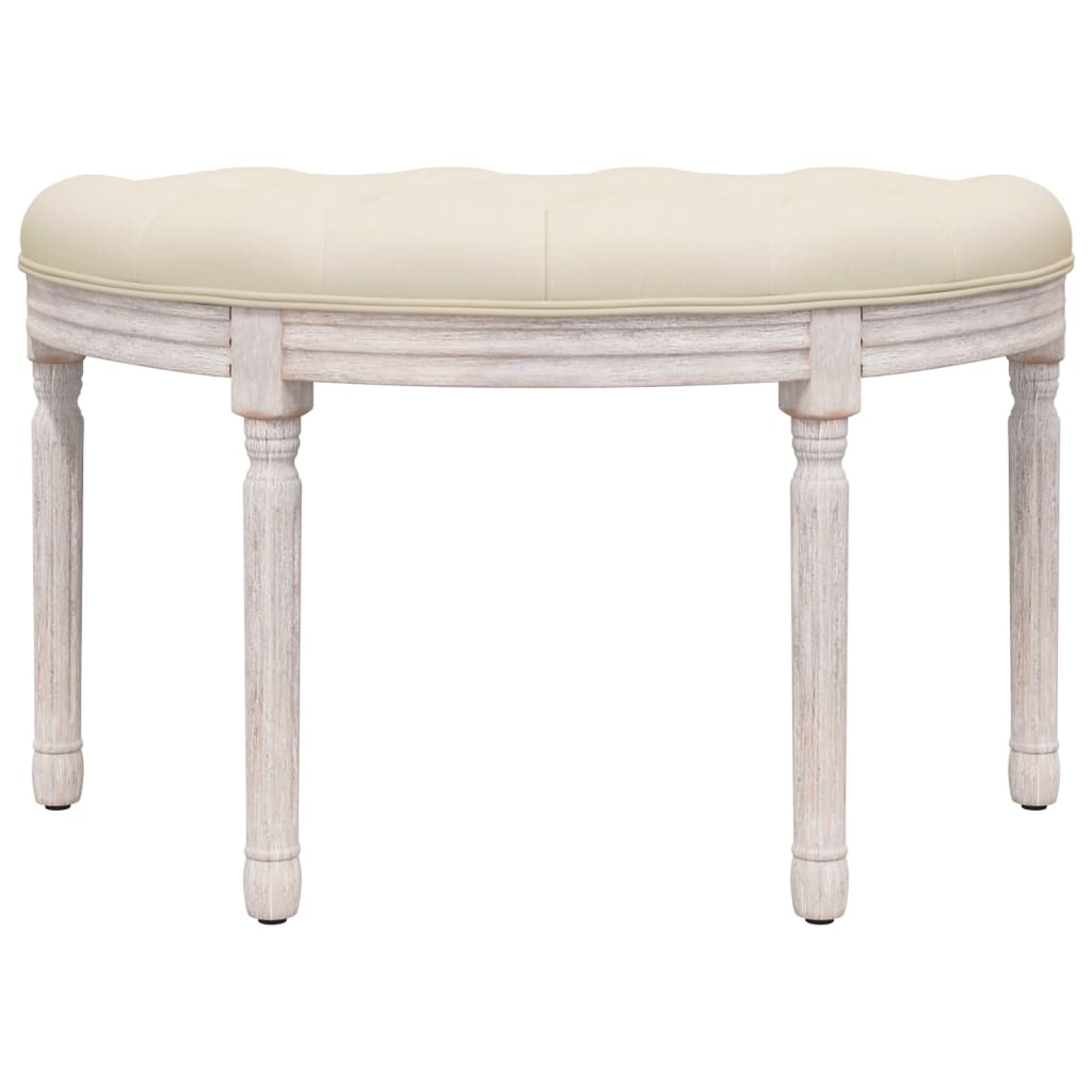 vidaXL Sitzbank 81,5x41x49 cm Leinen