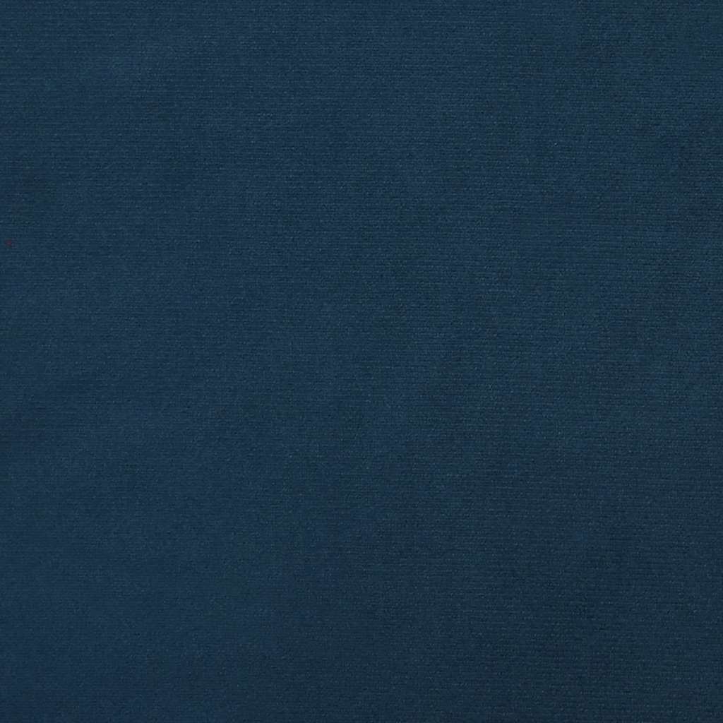 vidaXL Bürostuhl Drehbar Blau Samt