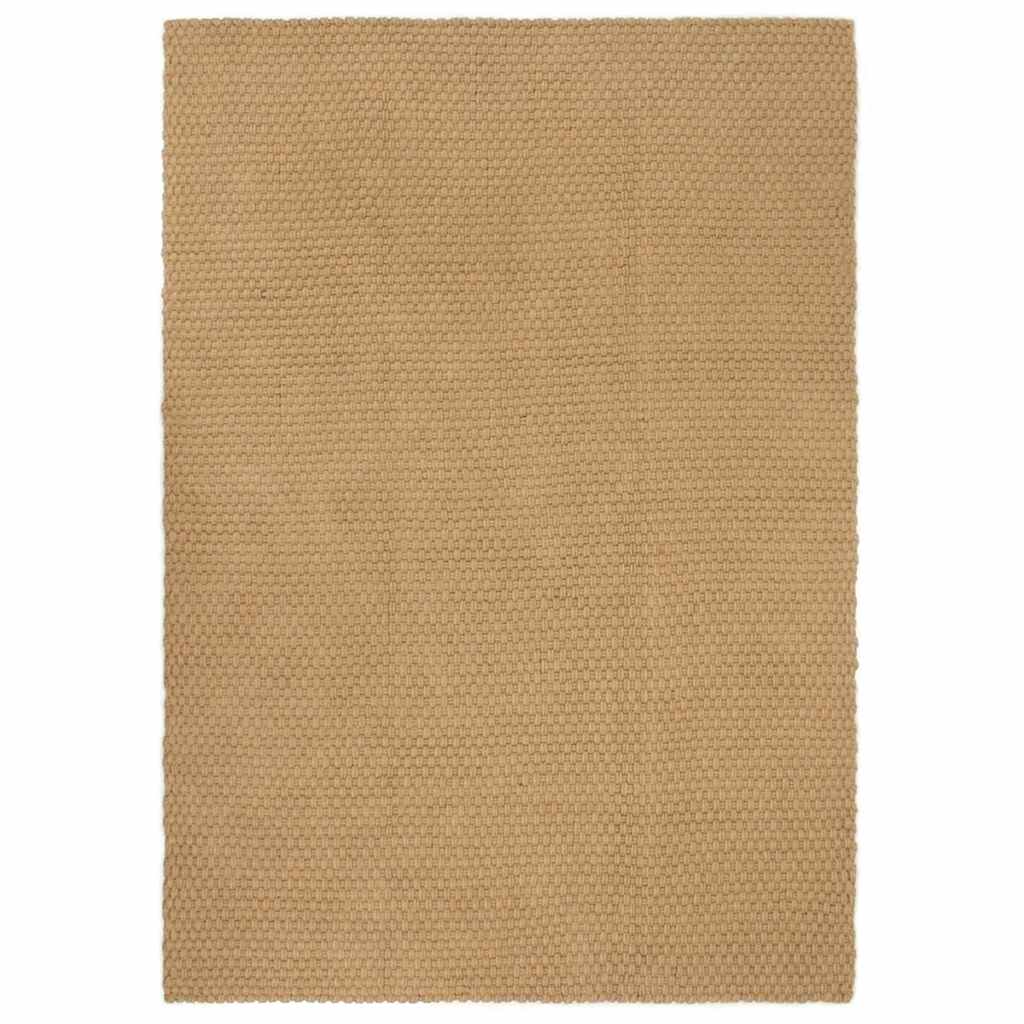 vidaXL Teppich Rechteckig Natur 80x160 cm Jute