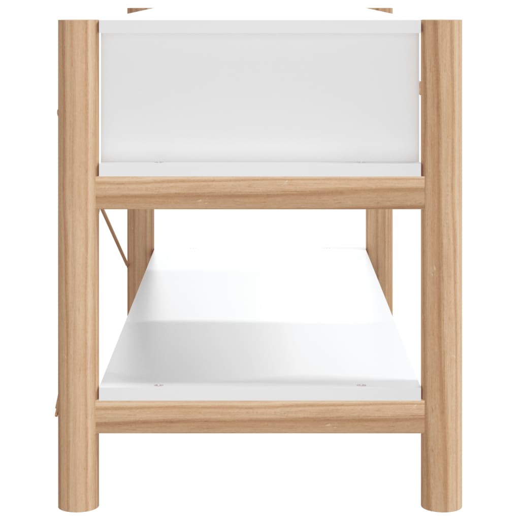 vidaXL TV-Schrank Weiß 82x38x45 cm Holzwerkstoff