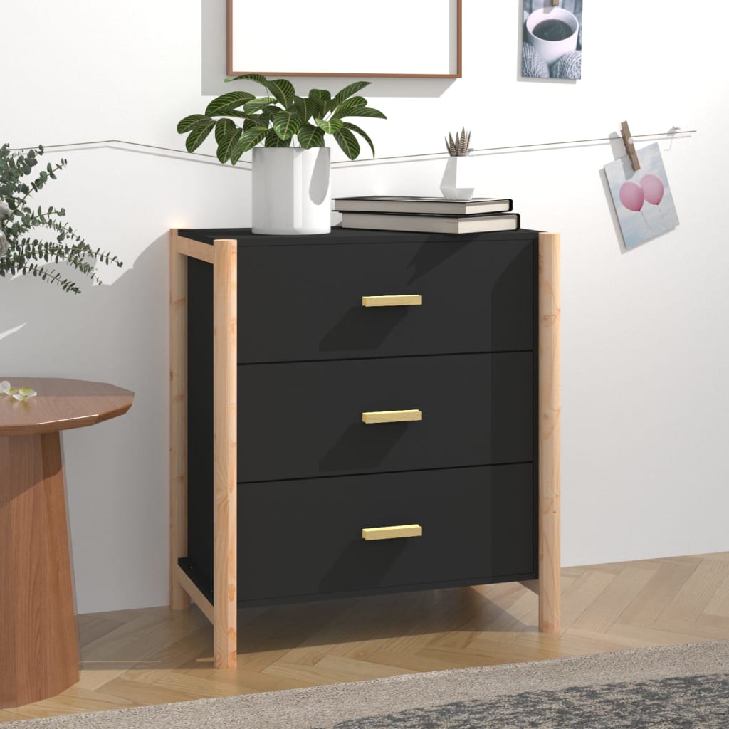 vidaXL Sideboard Weiß 62x38x70 cm Holzwerkstoff