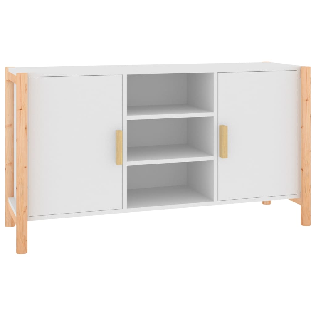 vidaXL Sideboard Weiß 107x38x60 cm Holzwerkstoff