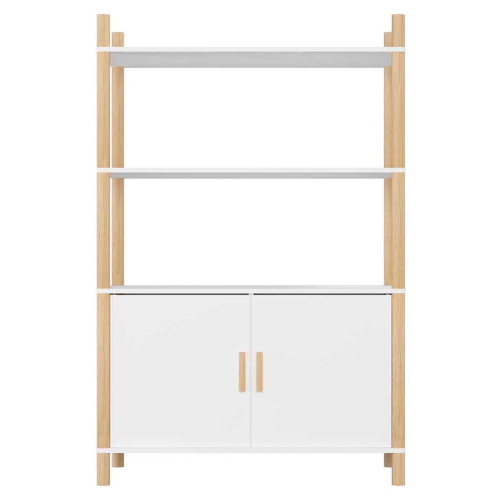 vidaXL Highboard Weiß 80x40x121 cm Holzwerkstoff