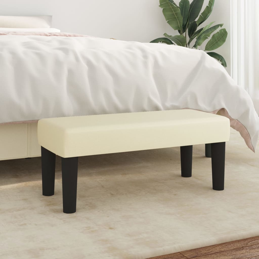 vidaXL Sitzbank Schwarz 70x30x30 cm Kunstleder