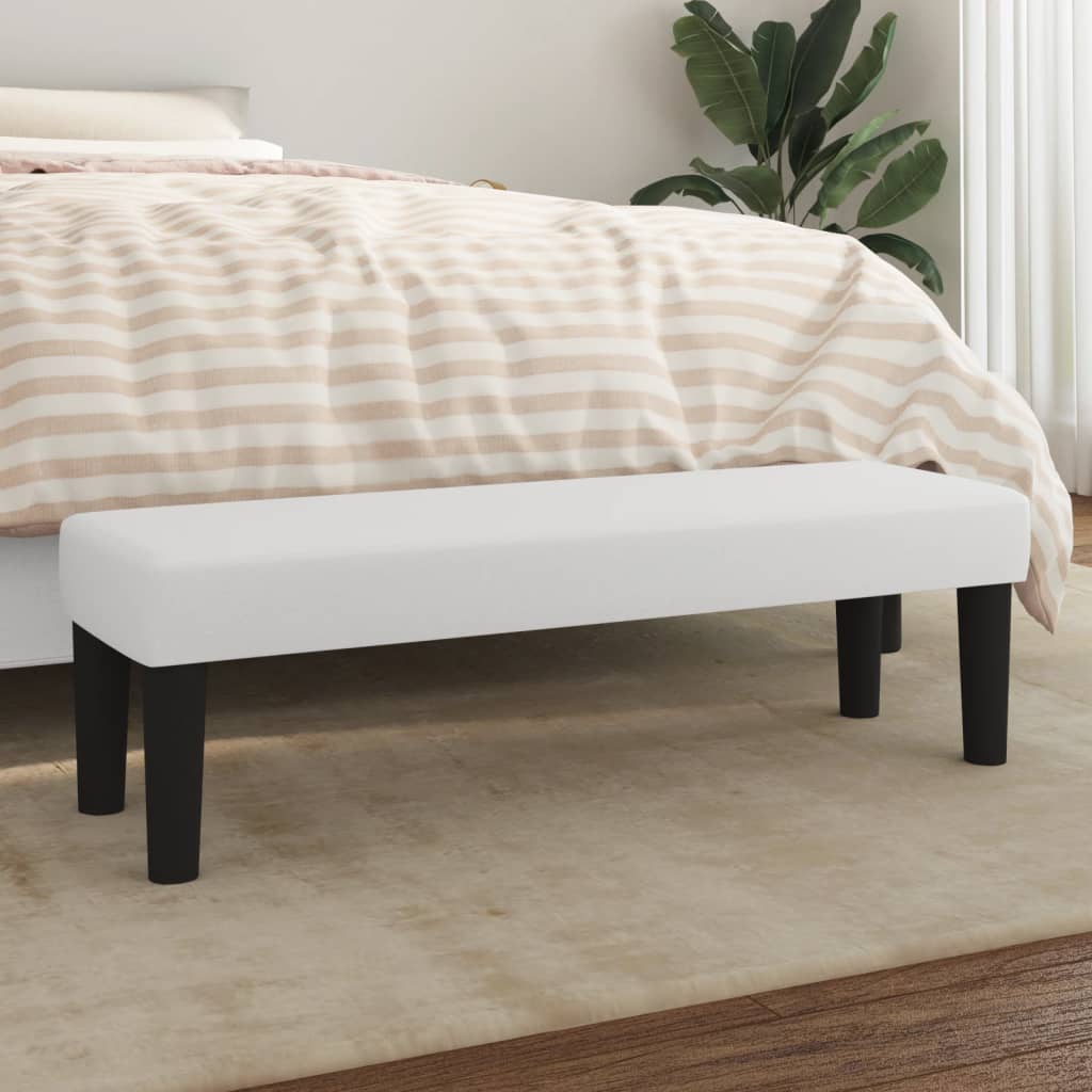 vidaXL Sitzbank Schwarz 70x30x30 cm Kunstleder