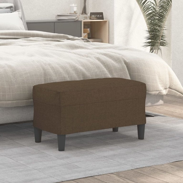 vidaXL Sitzbank Hellgrau 70x35x41 cm Stoff