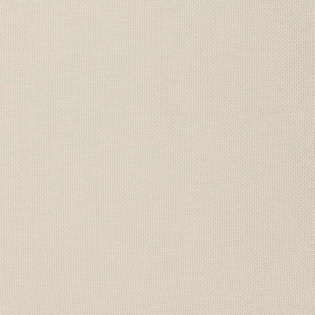 vidaXL Schaukelstuhl Creme Stoff