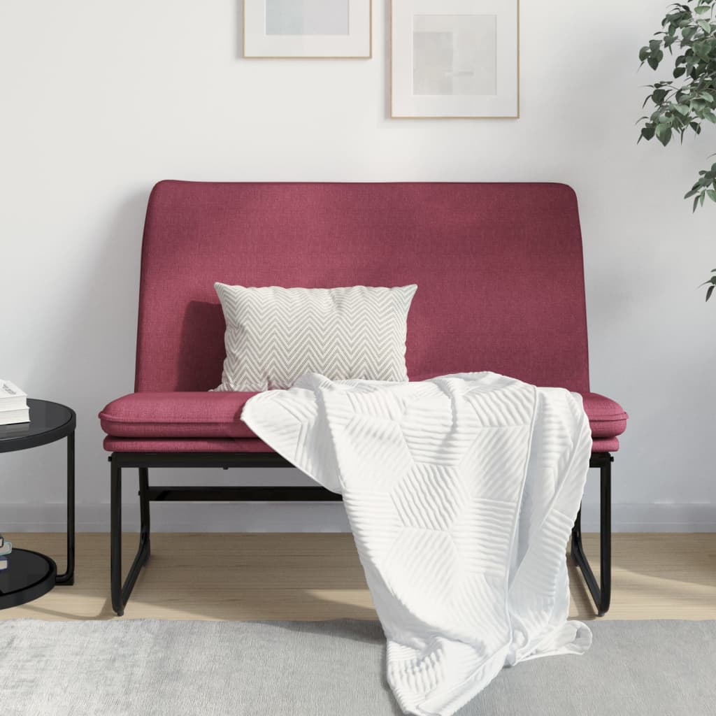 vidaXL Sitzbank Hellgrau 100x75x76 cm Stoff