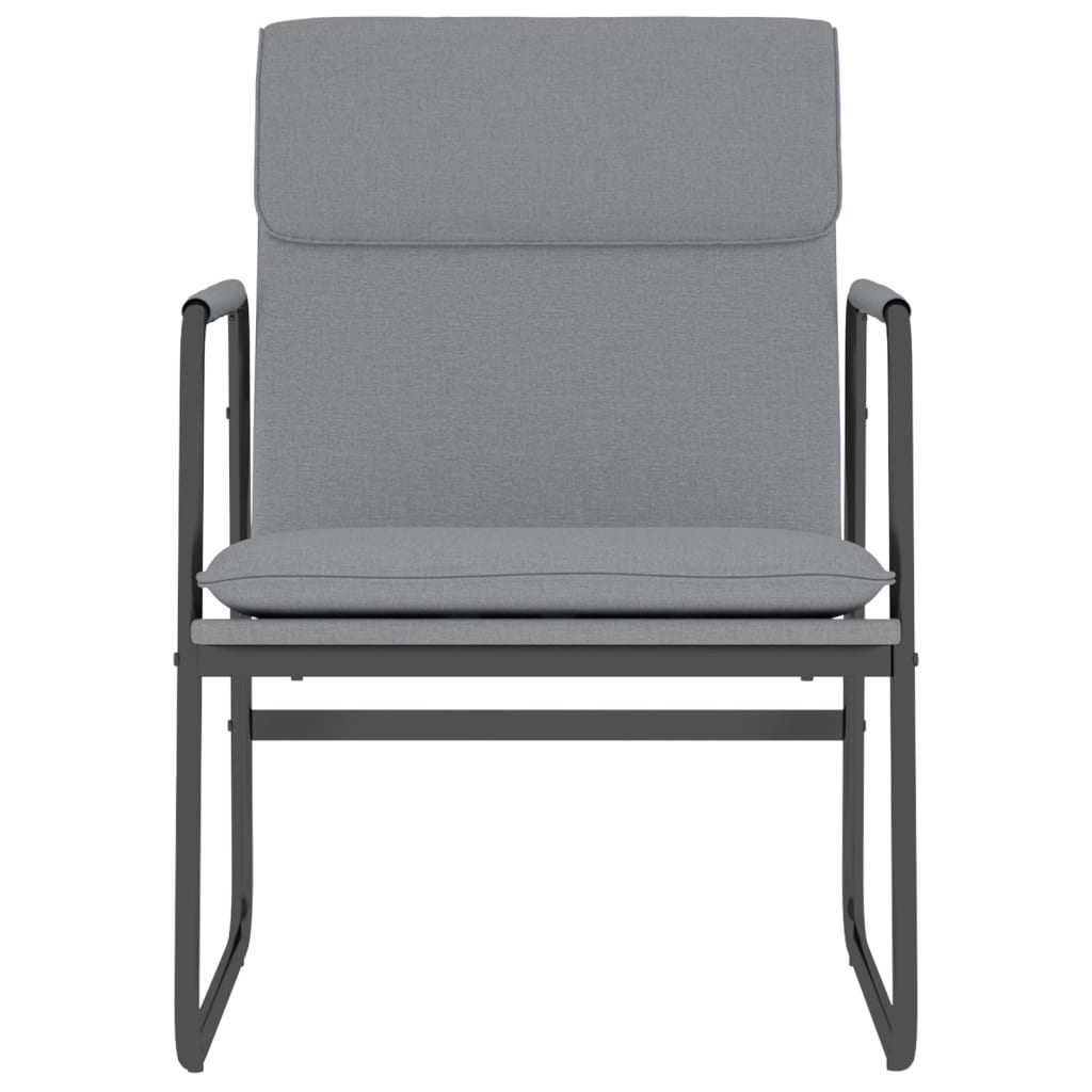 vidaXL Loungesessel Hellgrau 55x64x80 cm Stoff