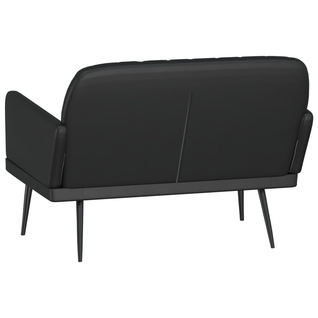 vidaXL Sitzbank Schwarz 107x80x81 cm Kunstleder