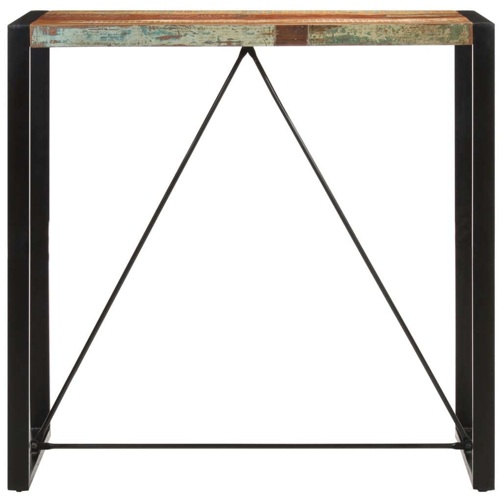 vidaXL Bartisch 110 x 60 x 110 cm Massivholz Mango