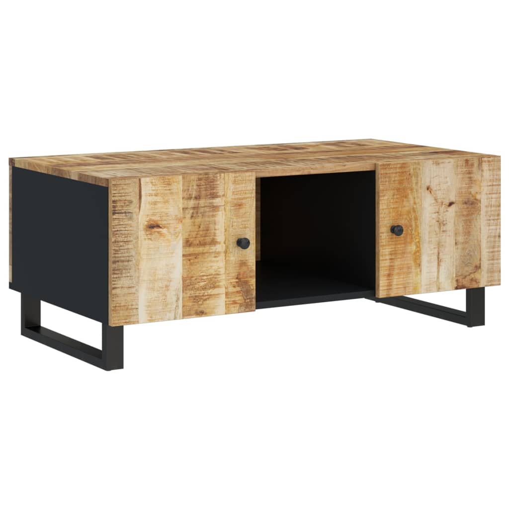 vidaXL Couchtisch 100x54x40 cm Massivholz Mango & Holzwerkstoff