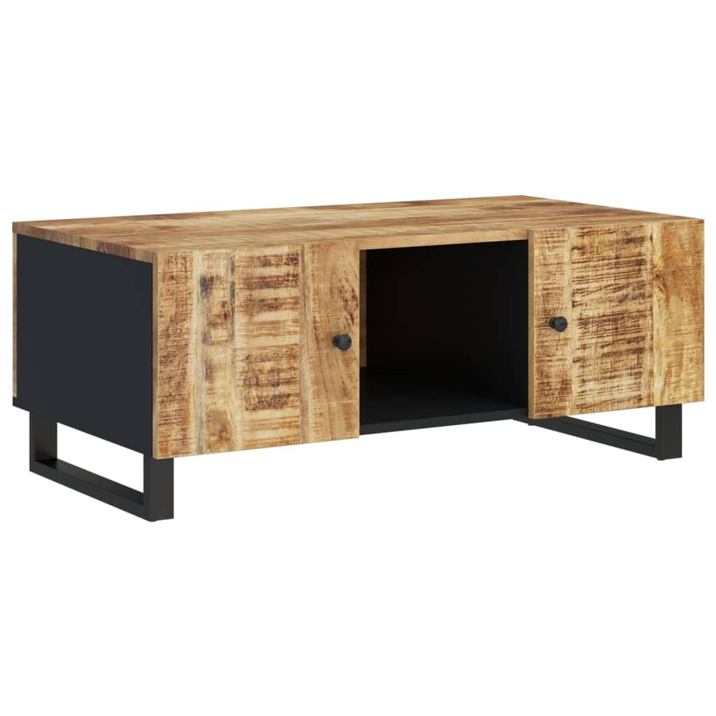 vidaXL Couchtisch 100x54x40 cm Massivholz Mango & Holzwerkstoff