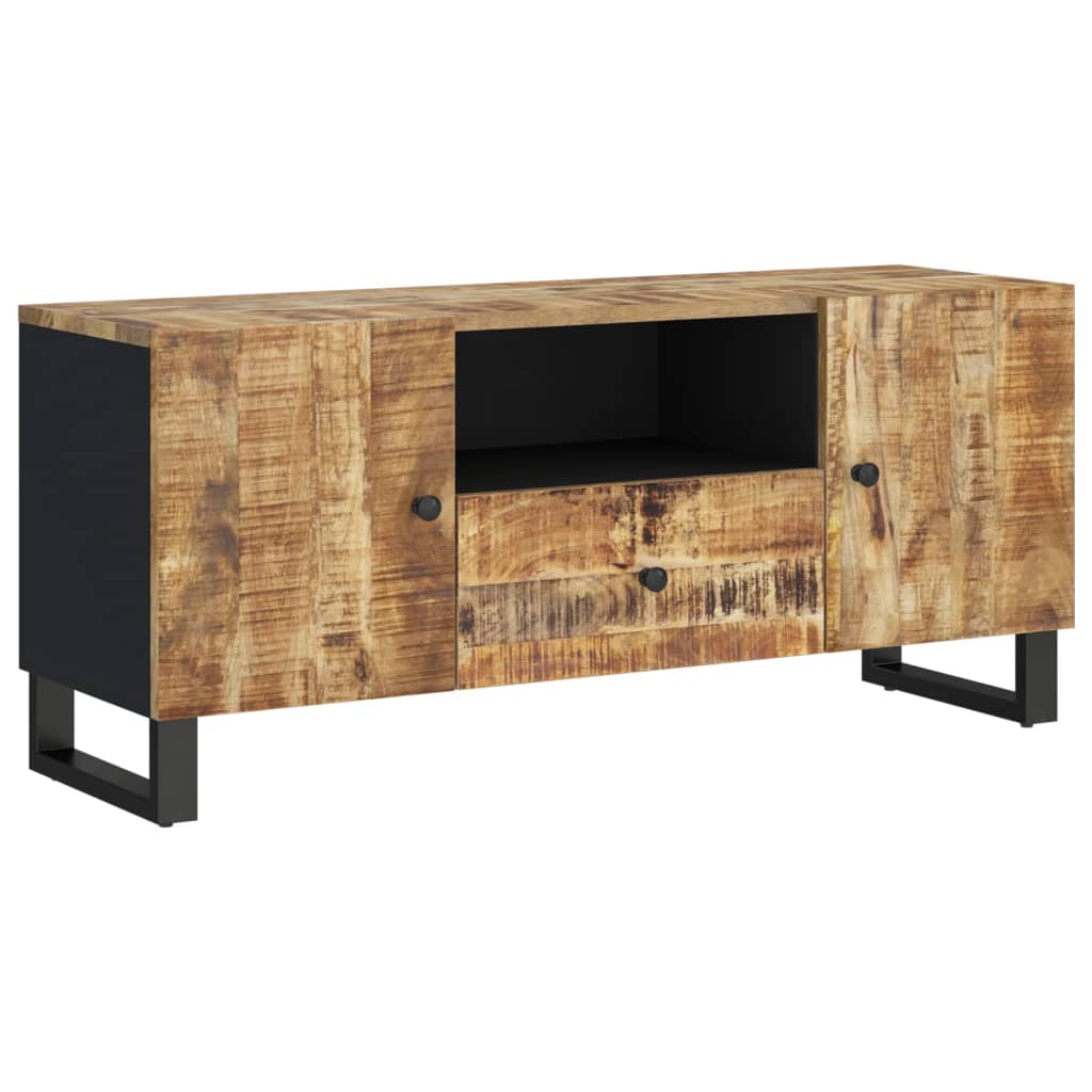 vidaXL TV-Schrank 105x33,5x46 cm Massivholz Mango & Holzwerkstoff