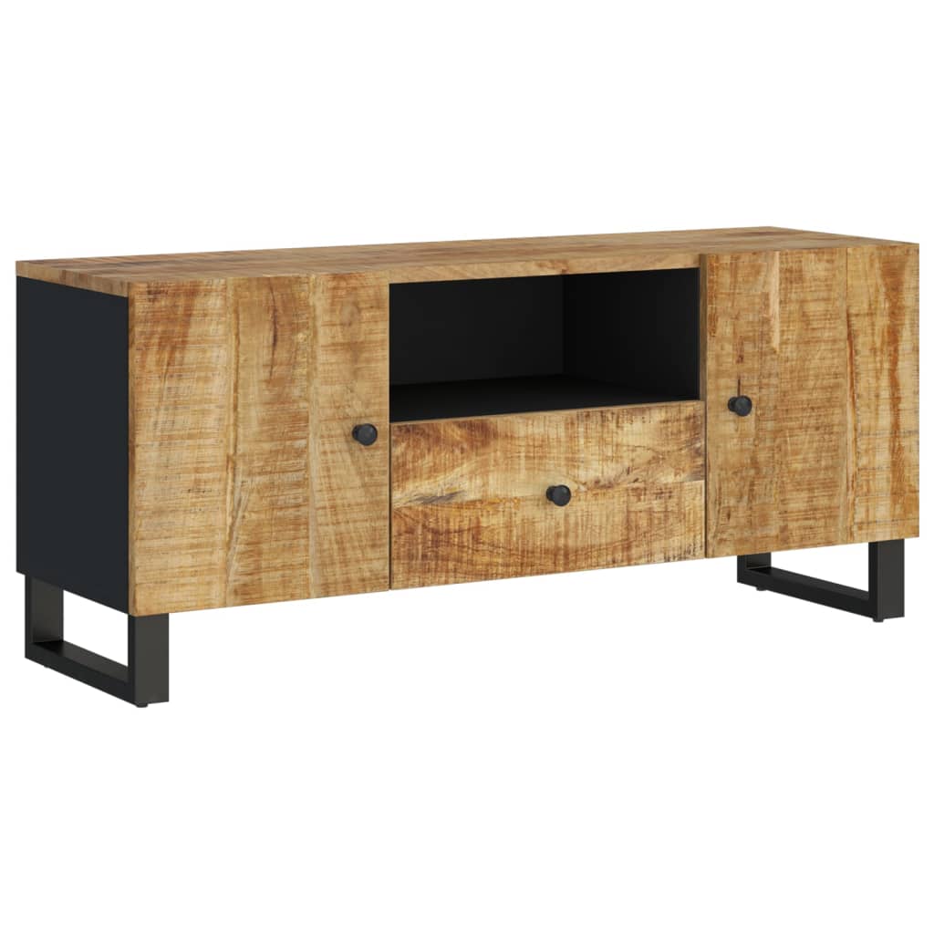 vidaXL TV-Schrank 105x33,5x46 cm Massivholz Mango & Holzwerkstoff