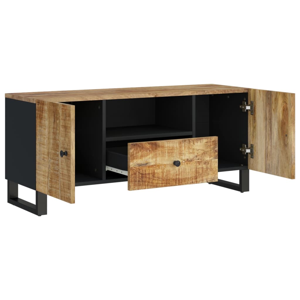vidaXL TV-Schrank 105x33,5x46 cm Massivholz Mango & Holzwerkstoff