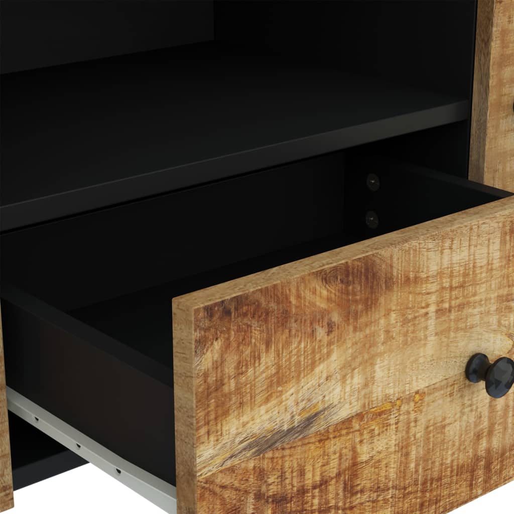 vidaXL TV-Schrank 105x33,5x46 cm Massivholz Mango & Holzwerkstoff