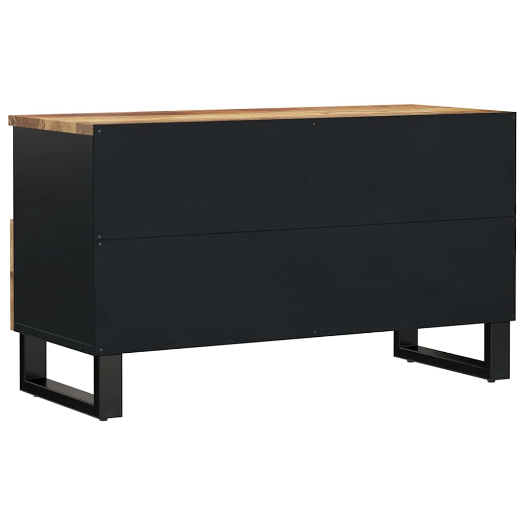 vidaXL TV-Schrank 80x33x46 cm Massivholz Mango & Holzwerkstoff