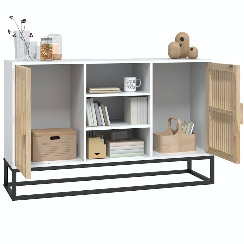 vidaXL Sideboard Weiß 105x30x65 cm Holzwerkstoff