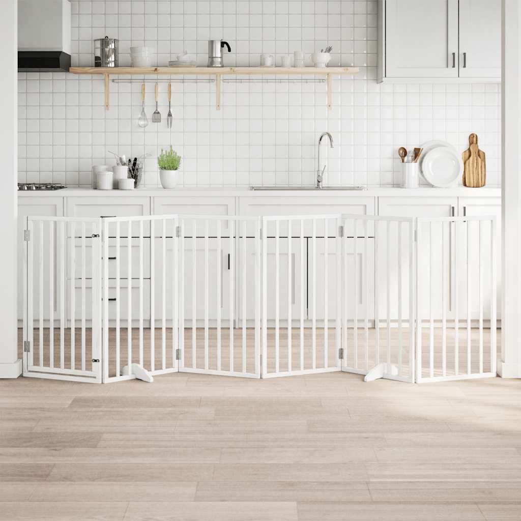 vidaXL Hundegitter Faltbar 3 Paneele 150 cm Pappelholz