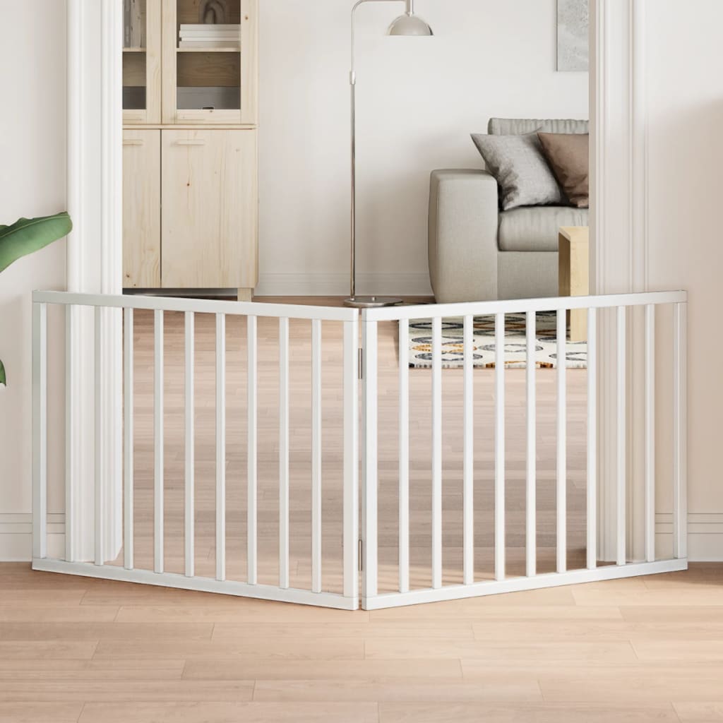 vidaXL Hundegitter Faltbar 3 Paneele 150 cm Pappelholz