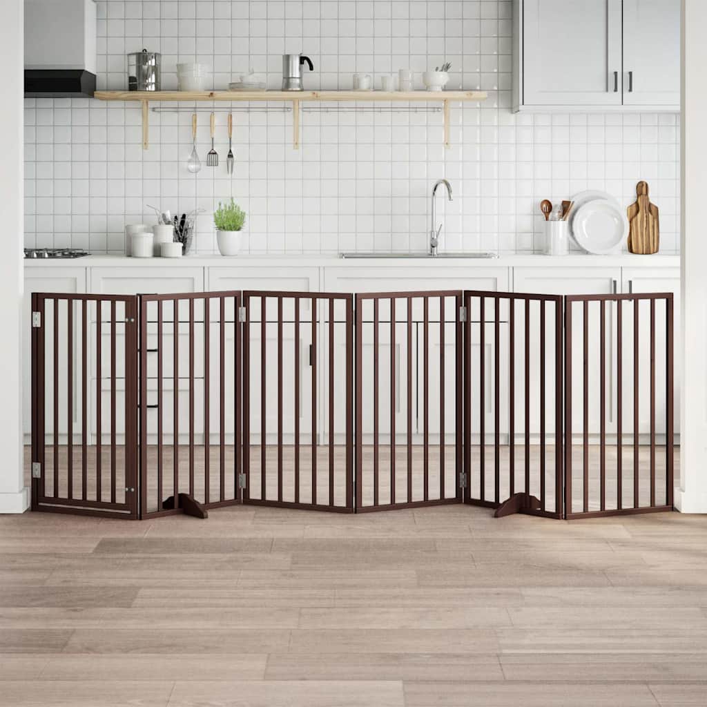 vidaXL Hundegitter Faltbar 3 Paneele 150 cm Pappelholz