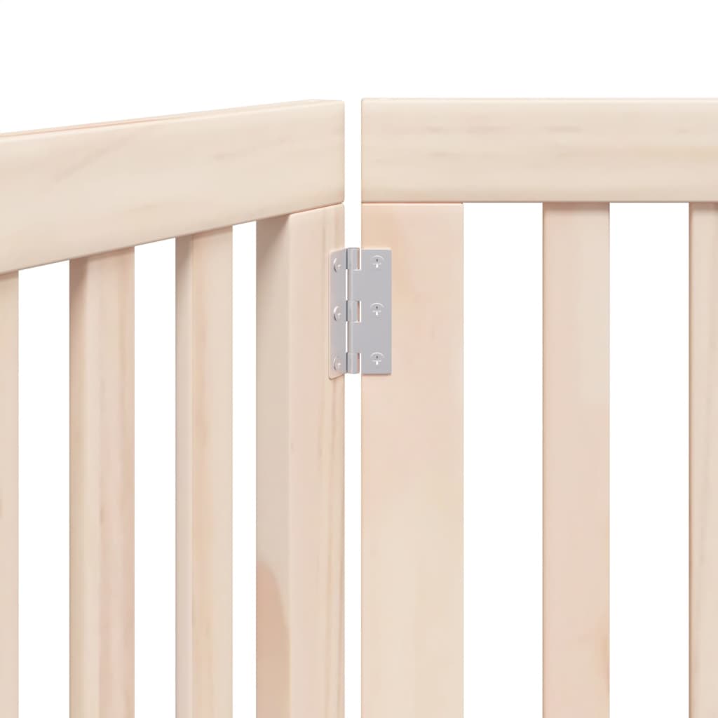 vidaXL Hundegitter Faltbar 3 Paneele 150 cm Pappelholz