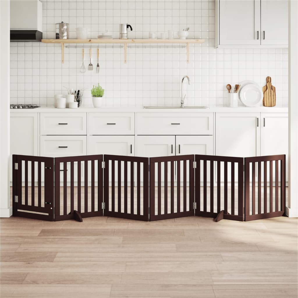 vidaXL Hundegitter Faltbar 3 Paneele 150 cm Pappelholz