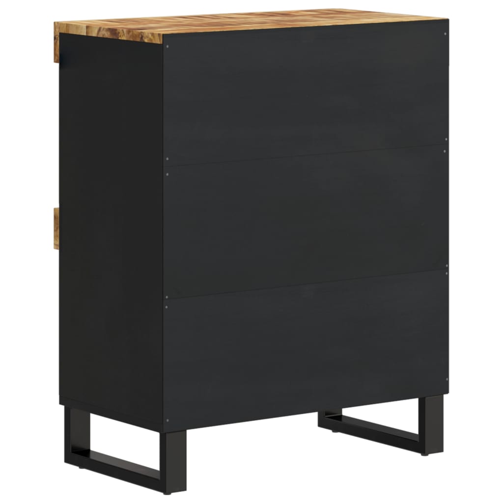 vidaXL Beistellschrank 60x33x75 cm Massivholz Mango