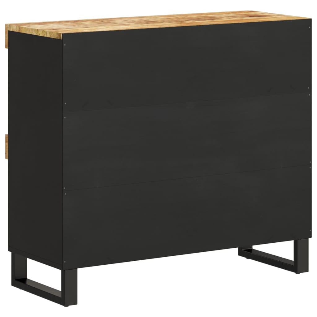 vidaXL Beistellschrank 85x33x75 cm Massivholz Mango