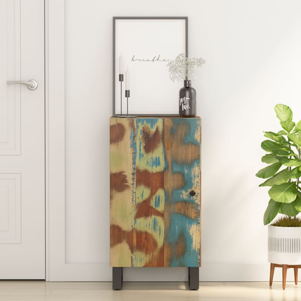 vidaXL Sideboard mit Tür 40x31x75 cm Massivholz Mango