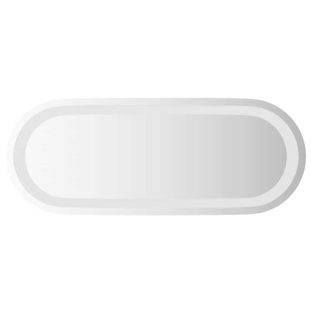 vidaXL LED-Badspiegel 50x20 cm Oval