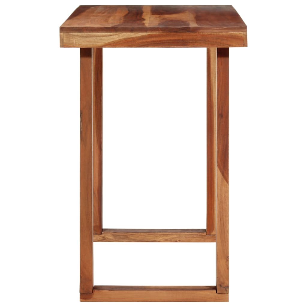 vidaXL Esstisch 110x50x76 cm Massivholz Akazie