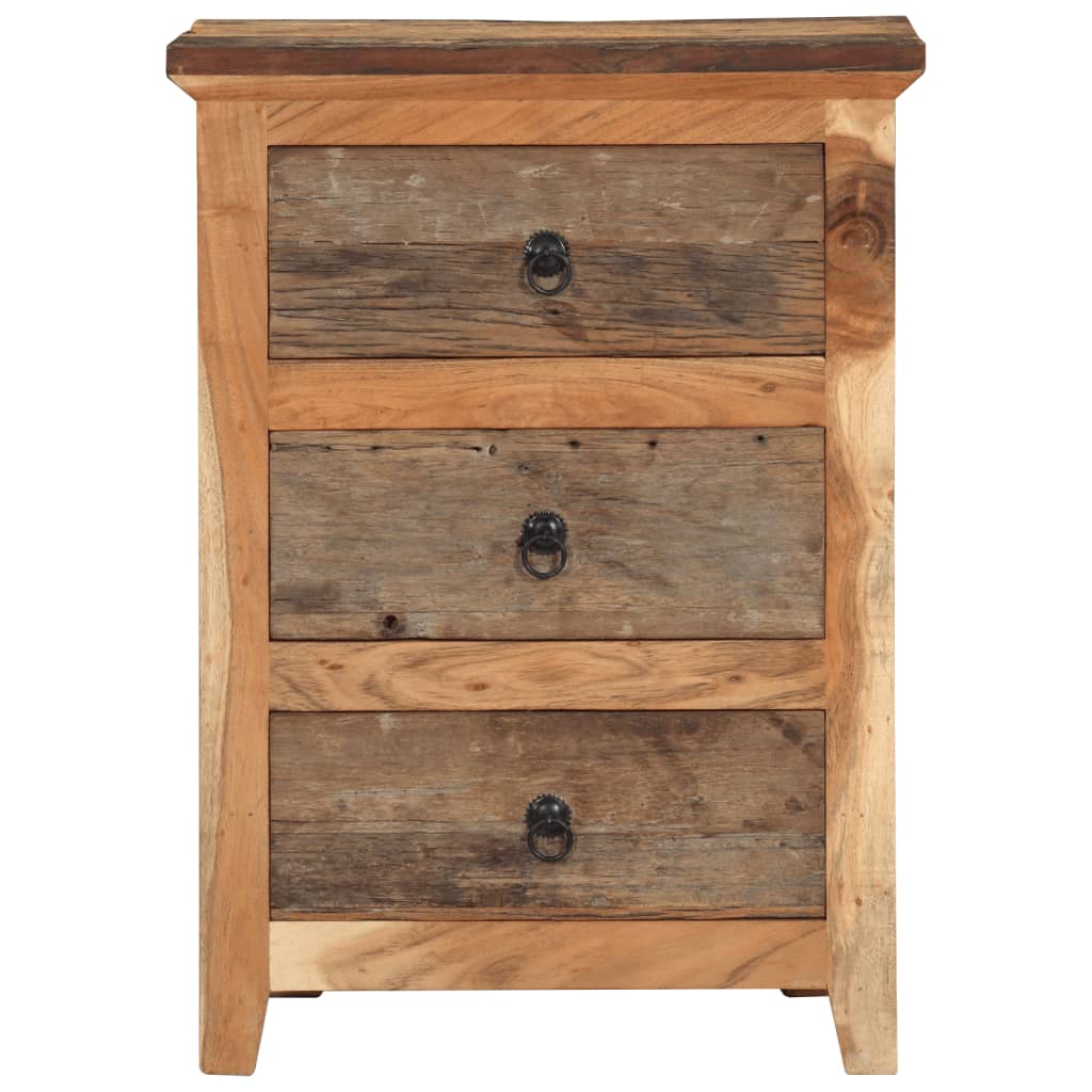 vidaXL Beistellschrank 55x33x75 cm Massivholz Akazie