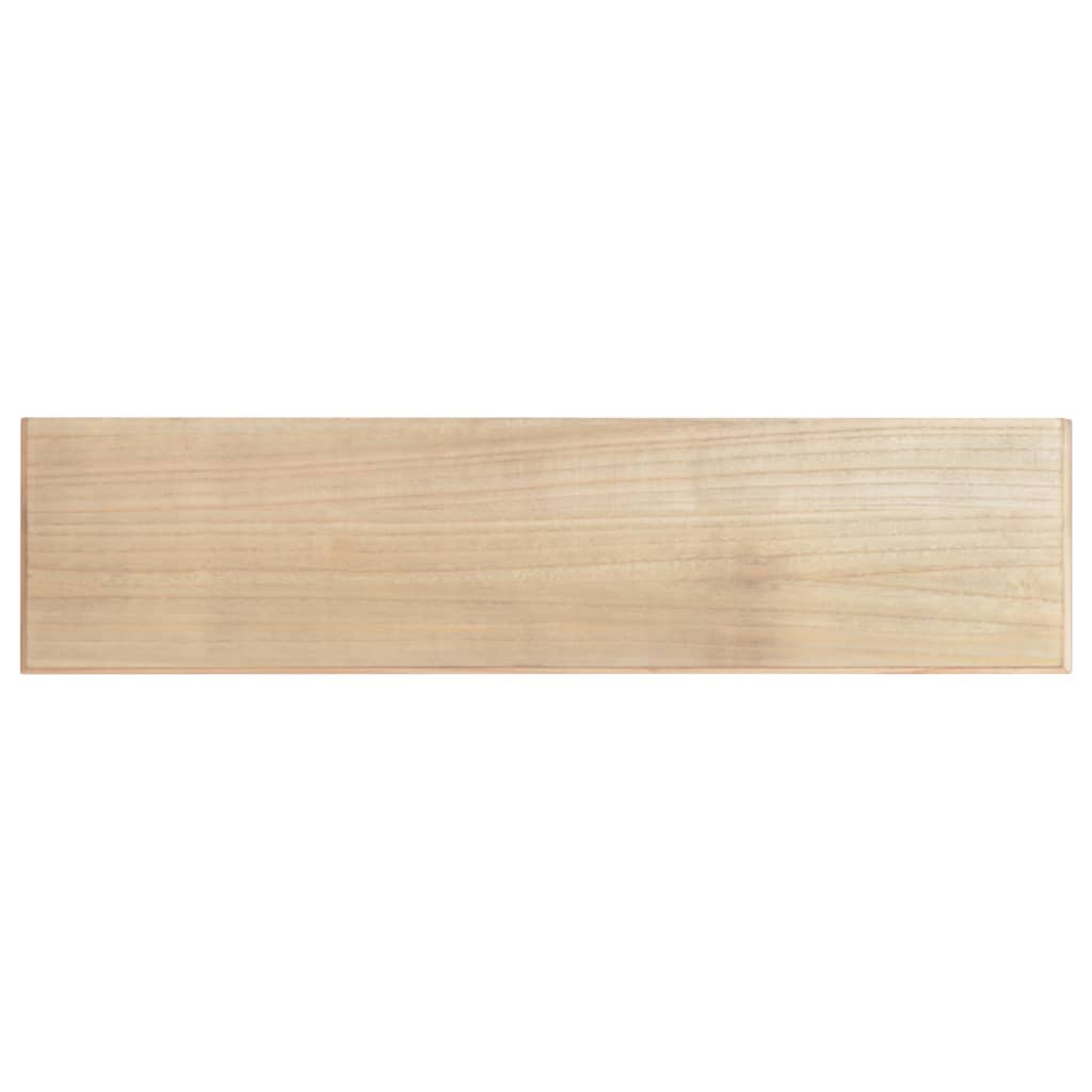 vidaXL Konsolentisch Schwarz 110x30x76 cm Holzwerkstoff