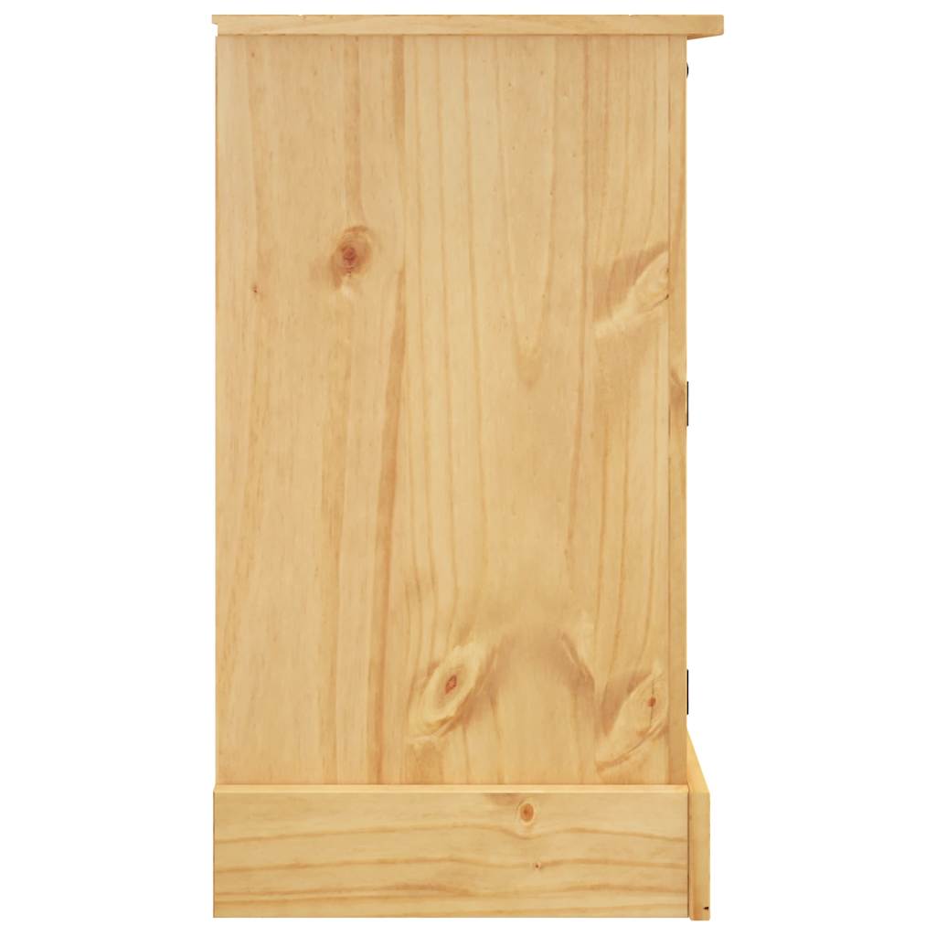 vidaXL Sideboard "Corona" Braun 112x44x78 cm Massivholz Mexikanische Kiefer