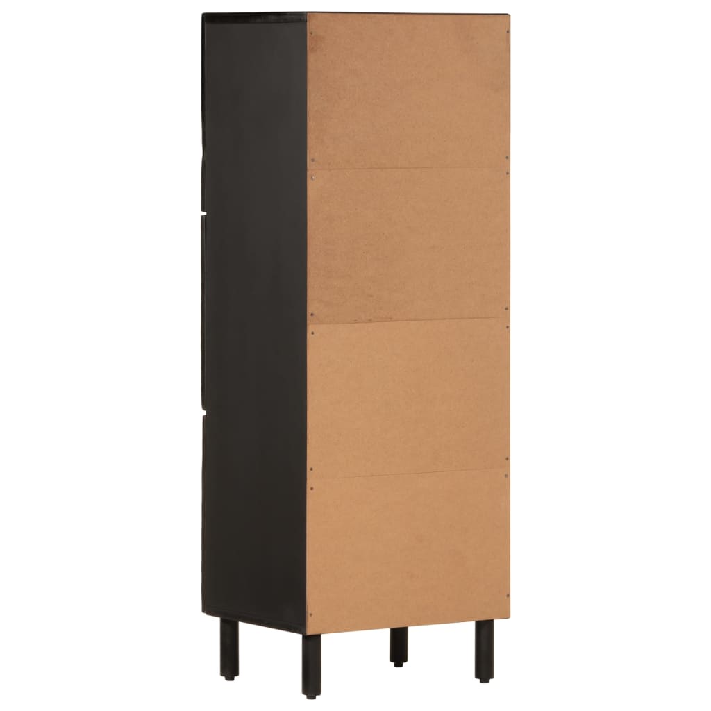vidaXL Highboard 40x33x110 cm Massivholz Mango
