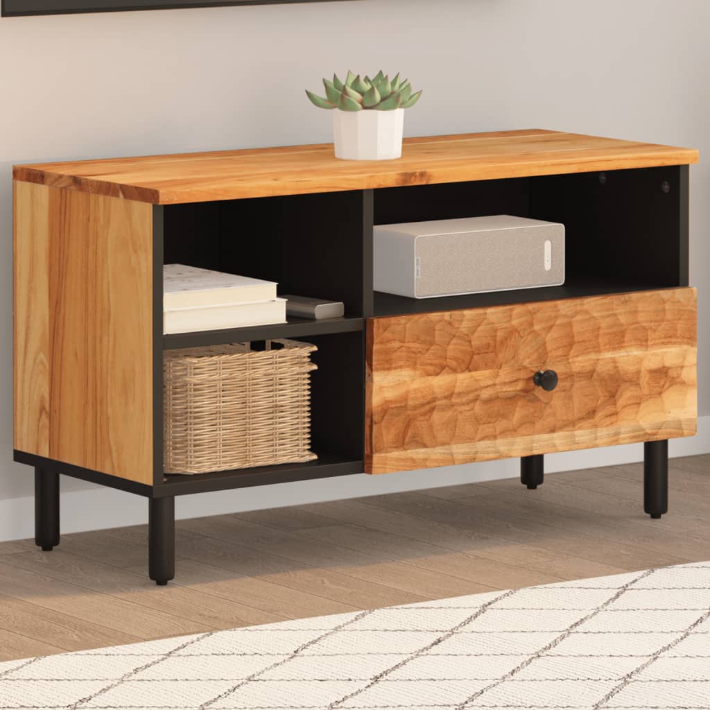 vidaXL TV-Schrank 80x33x46 cm Massivholz Mango