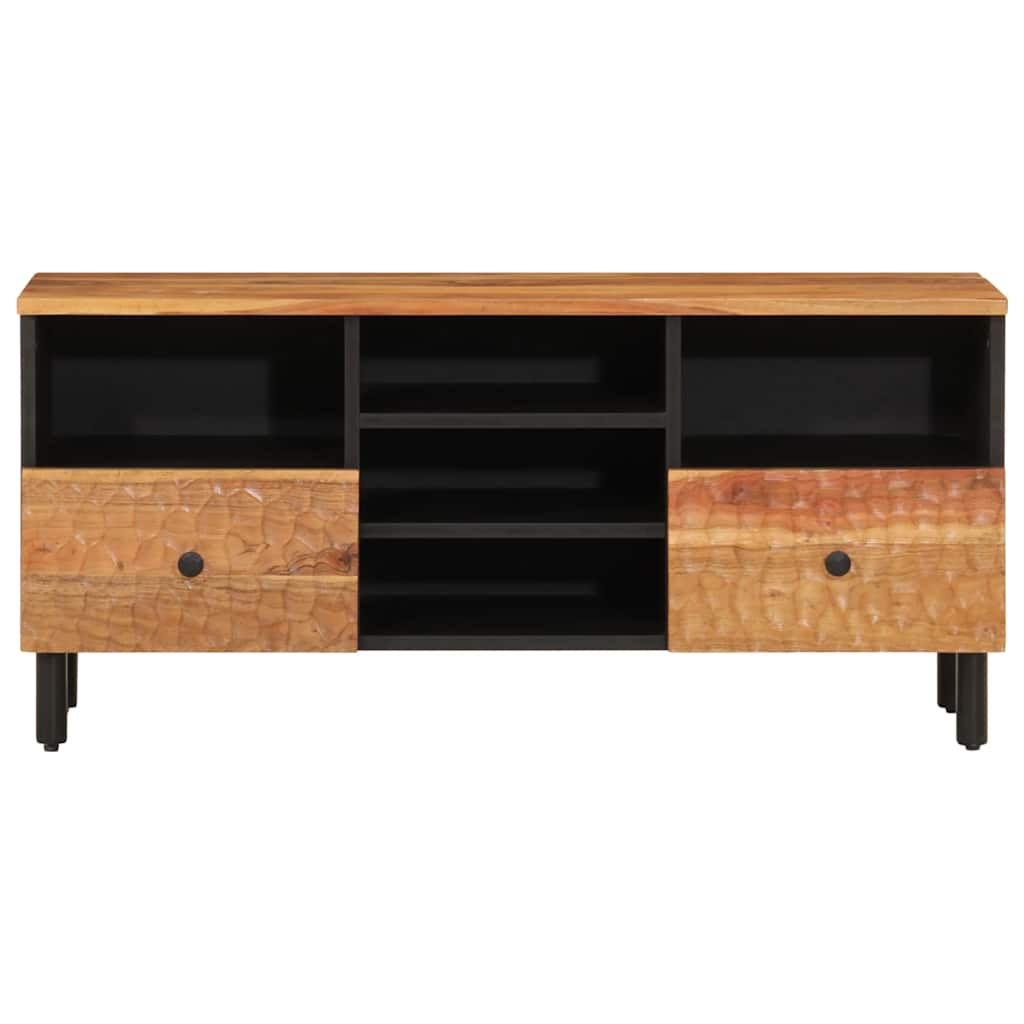 vidaXL TV-Schrank 100x33x46 cm Massivholz Akazie