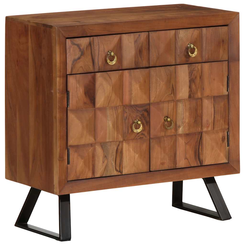 vidaXL Schubladenschrank Honigbraun 70x35x70 cm Massivholz Akazie