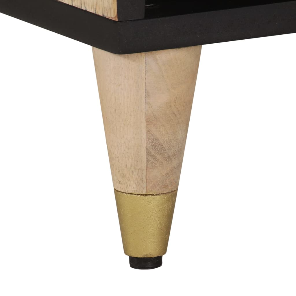 vidaXL TV-Schrank 100x33x46 cm Massivholz Mango