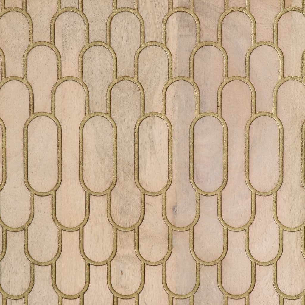 vidaXL Waschbeckenunterschrank 62x33x58 cm Massivholz Mango