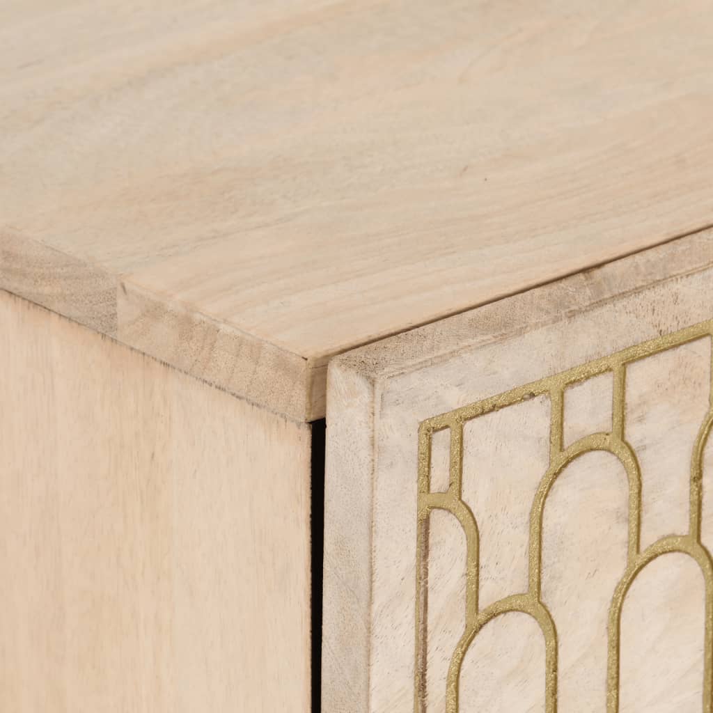 vidaXL Beistellschrank 40x33x75 cm Massivholz Mango