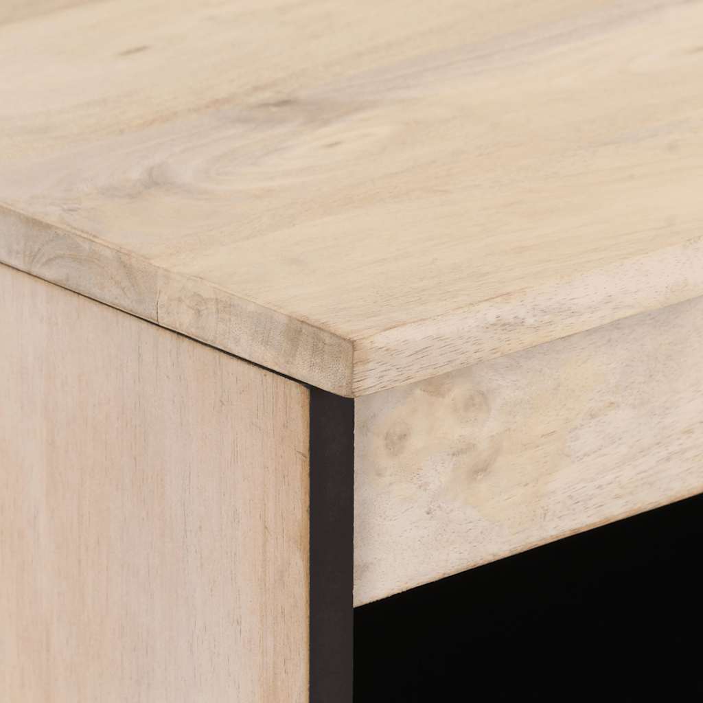 vidaXL Beistellschrank 60x33x75 cm Massivholz Mango