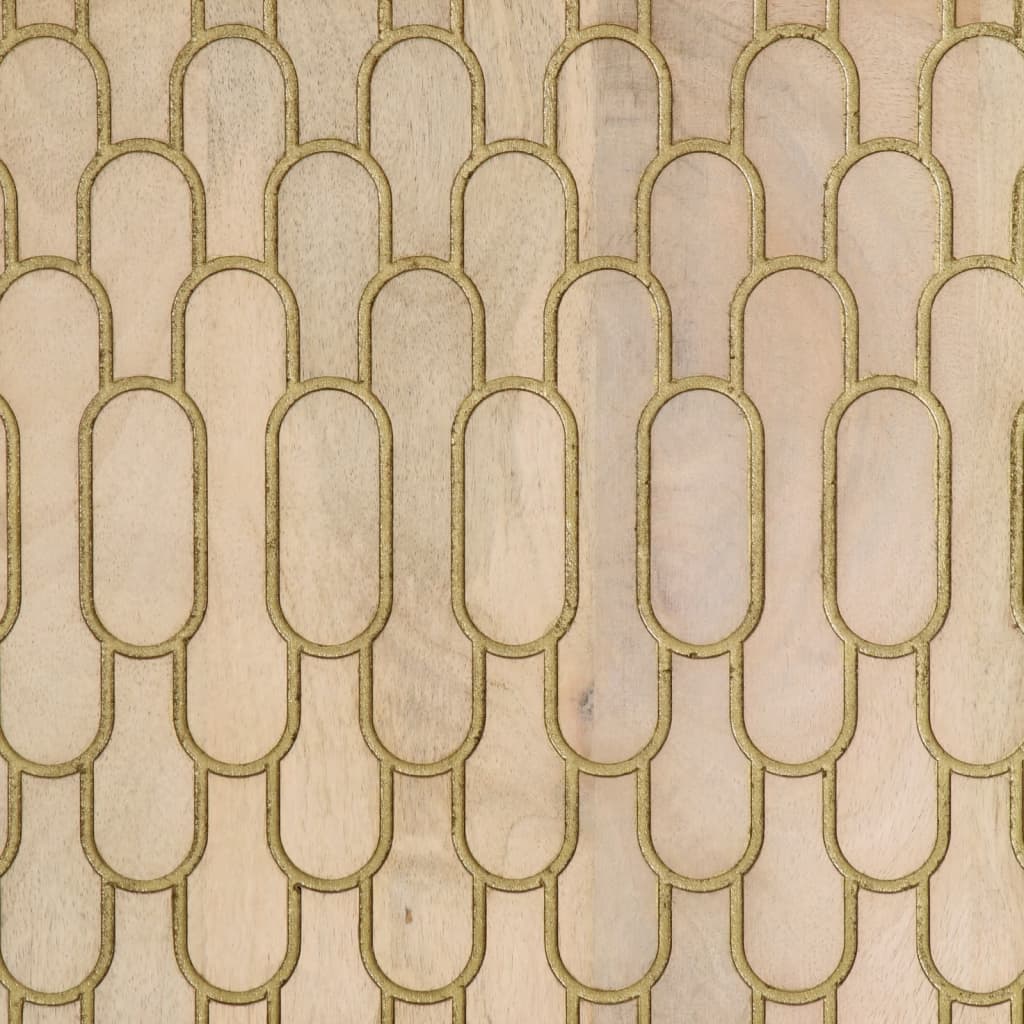 vidaXL Beistellschrank 60x33x75 cm Massivholz Mango