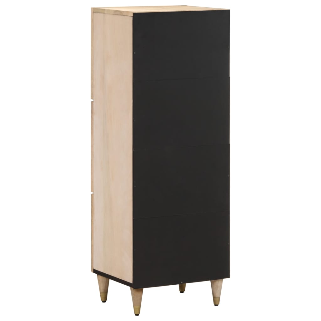 vidaXL Highboard 40x33x110 cm Massivholz Mango