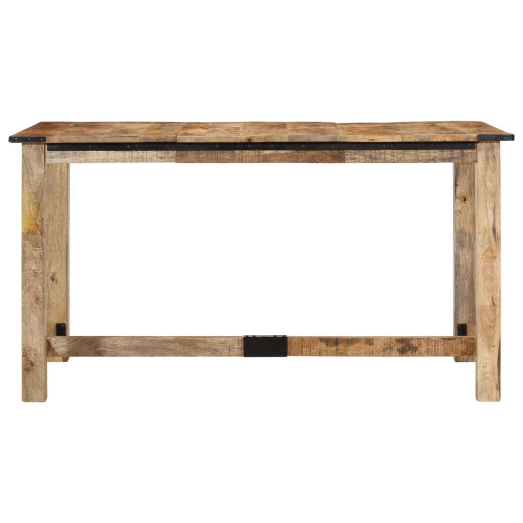 vidaXL Esstisch 140x70x75 cm Massivholz Mango