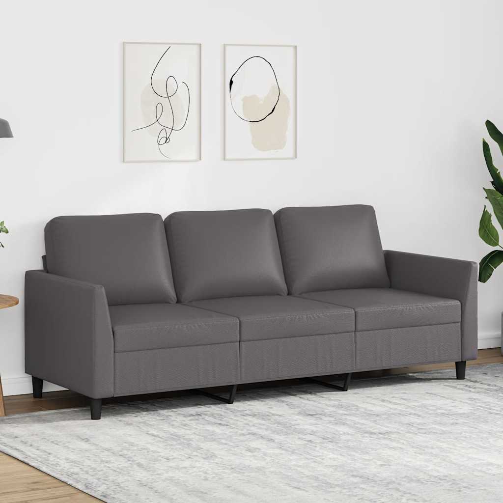 vidaXL Sessel Schwarz 60 cm Kunstleder